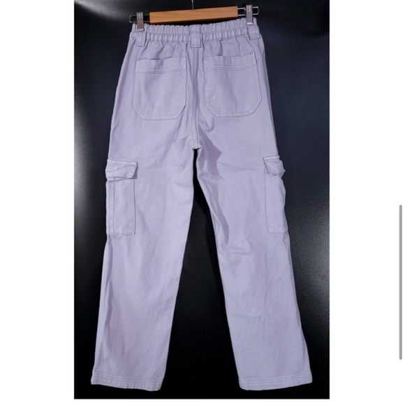 PacSun high rise lilac purple cargo pants M - Picture 6 of 9